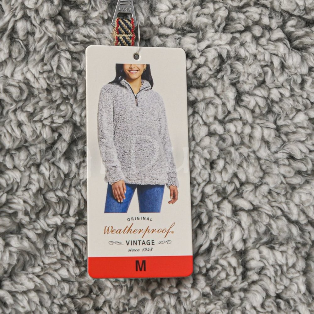Weatherproof Vintage Ladies' Cozy Pullover gray